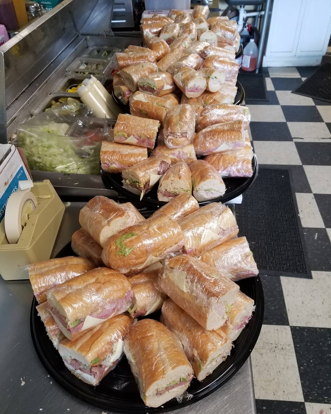 Cindy's Deli, Lehighton deli, hoagie platter