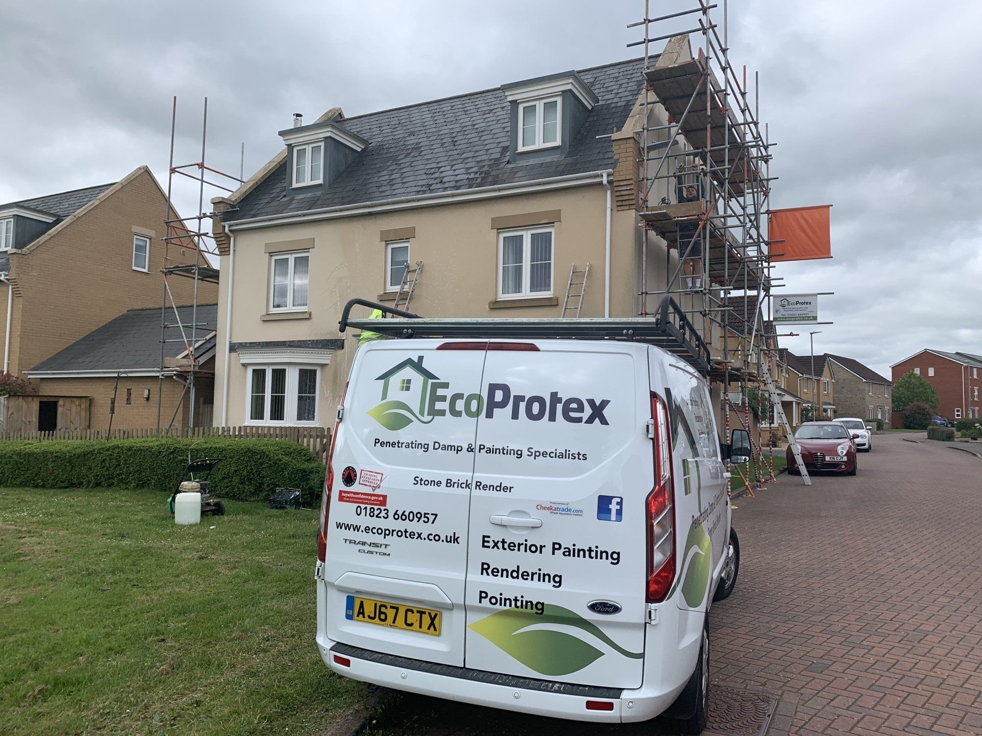 exterior house painting taunton somerset