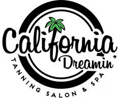 Logo for California Dreamin' Tanning Salon & Spa. 