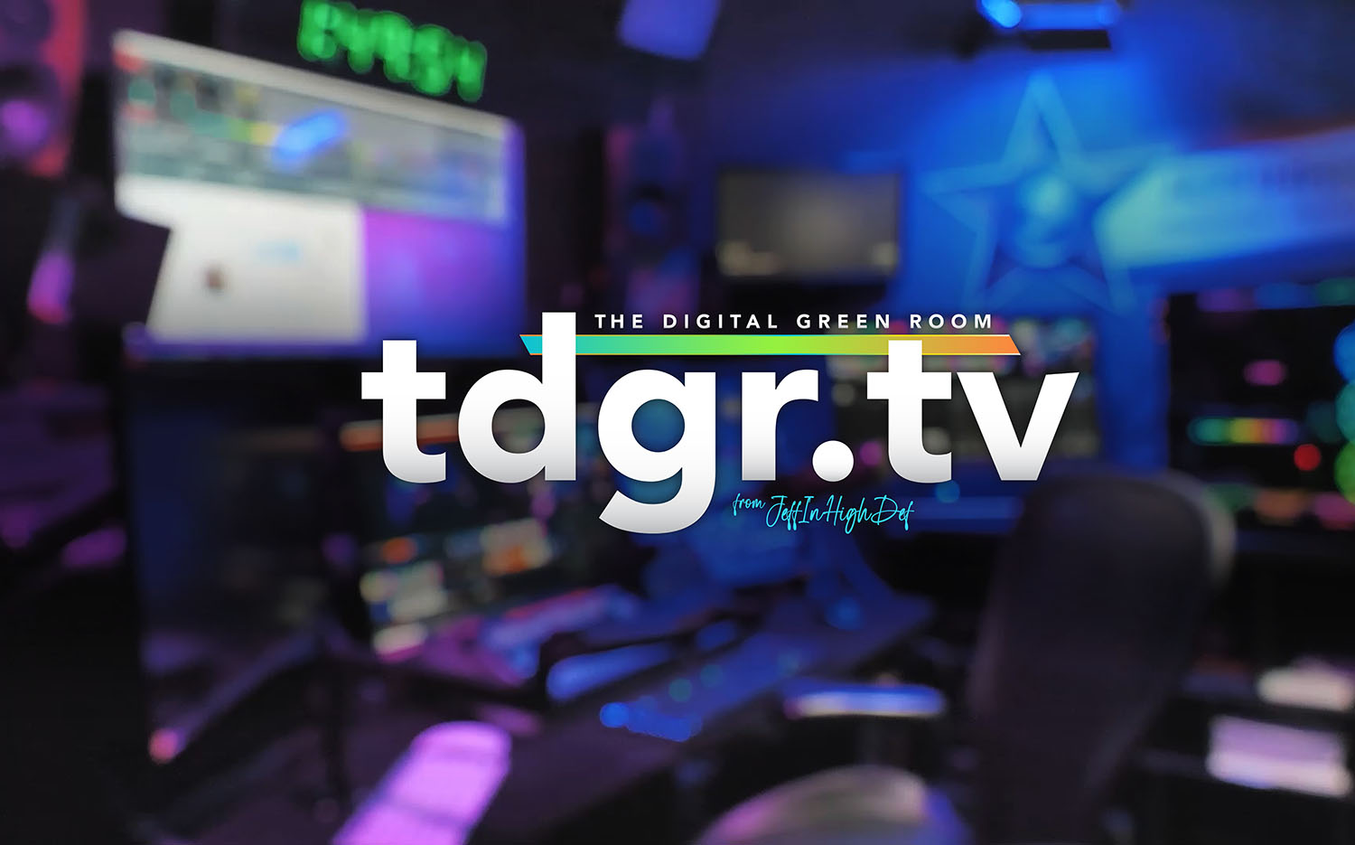 A tdgr.tv logo is displayed on a blurry background