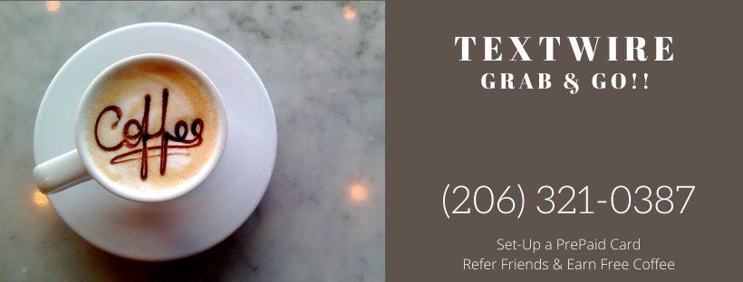 Coffee cup with 