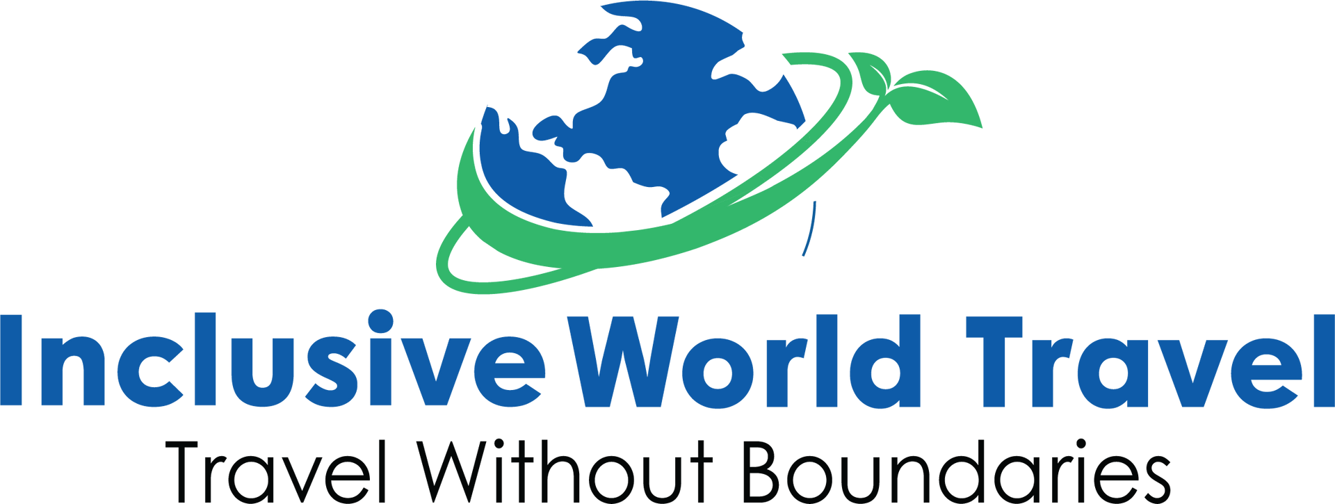 The logo for inclusive world travel travel without boundaries.