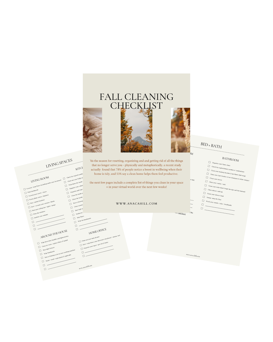 Fall Cleaning Checklist