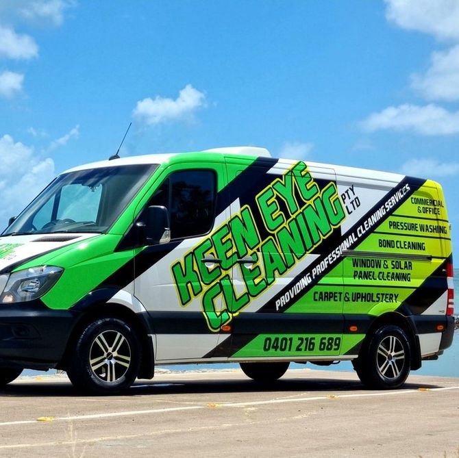 Keen Eye Cleaning Van — Professional Cleaning Company in Hervey Bay