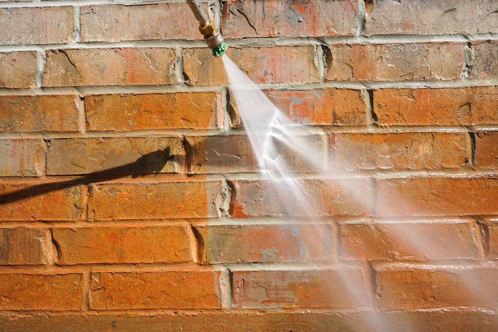 Pressure Washing Bricks — Professional Cleaning Company in Pialba, QLD