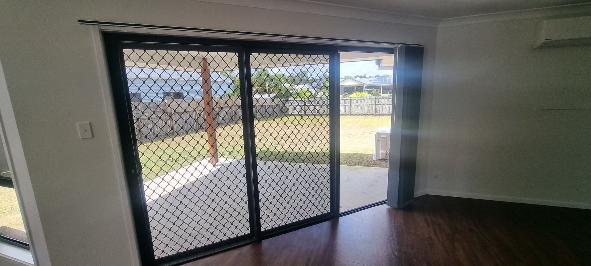 Clean Sliding Door — Professional Cleaning Company in Pialba, QLD