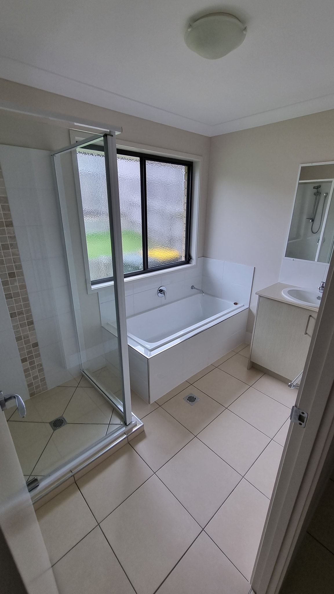 Tile Bathroom — Professional Cleaning Company in Pialba, QLD