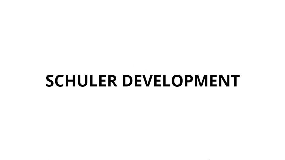 Schuler Development text on a white background.