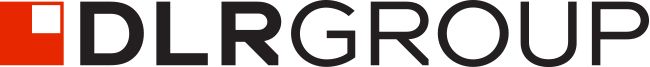 Logo of DLR Group with a red square with a white square in the corner.