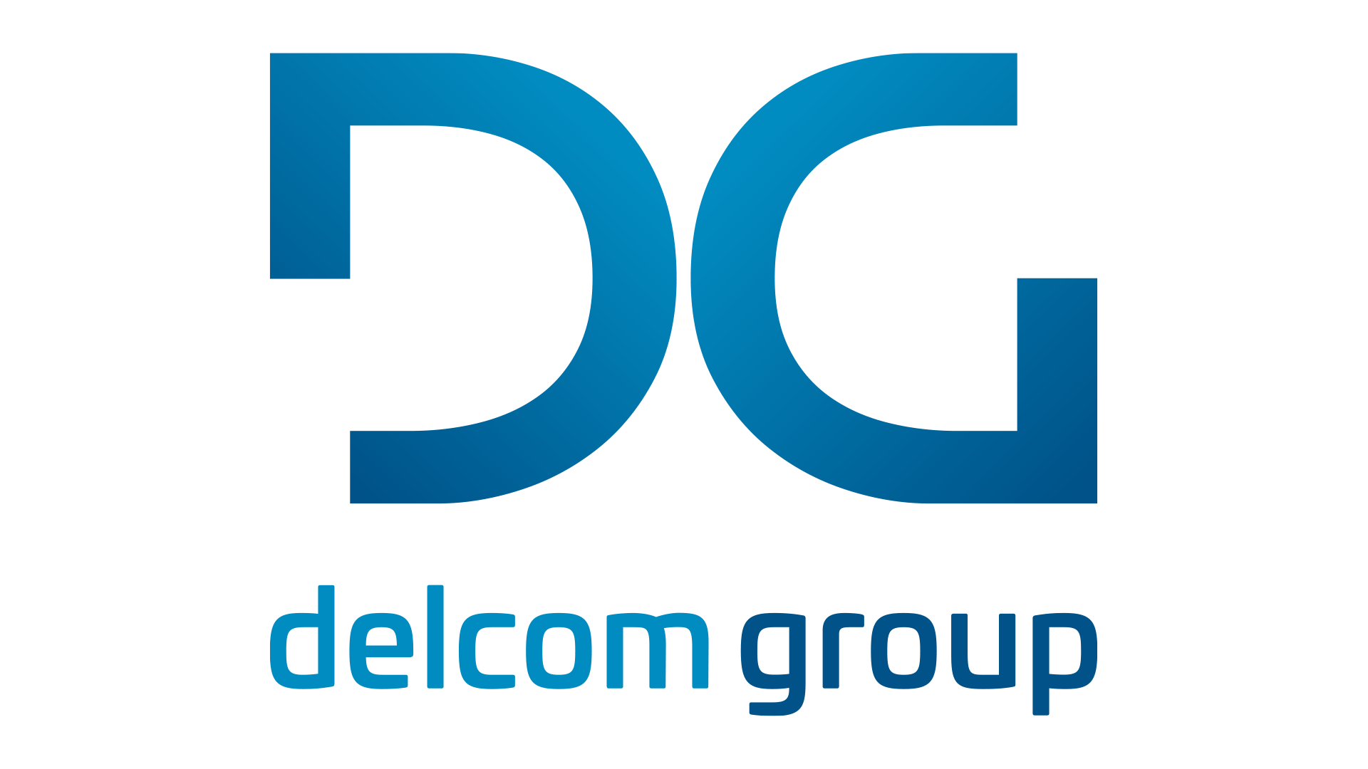 Blue DG logo above 