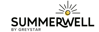 SUMMERWELL logo with a sun graphic, 