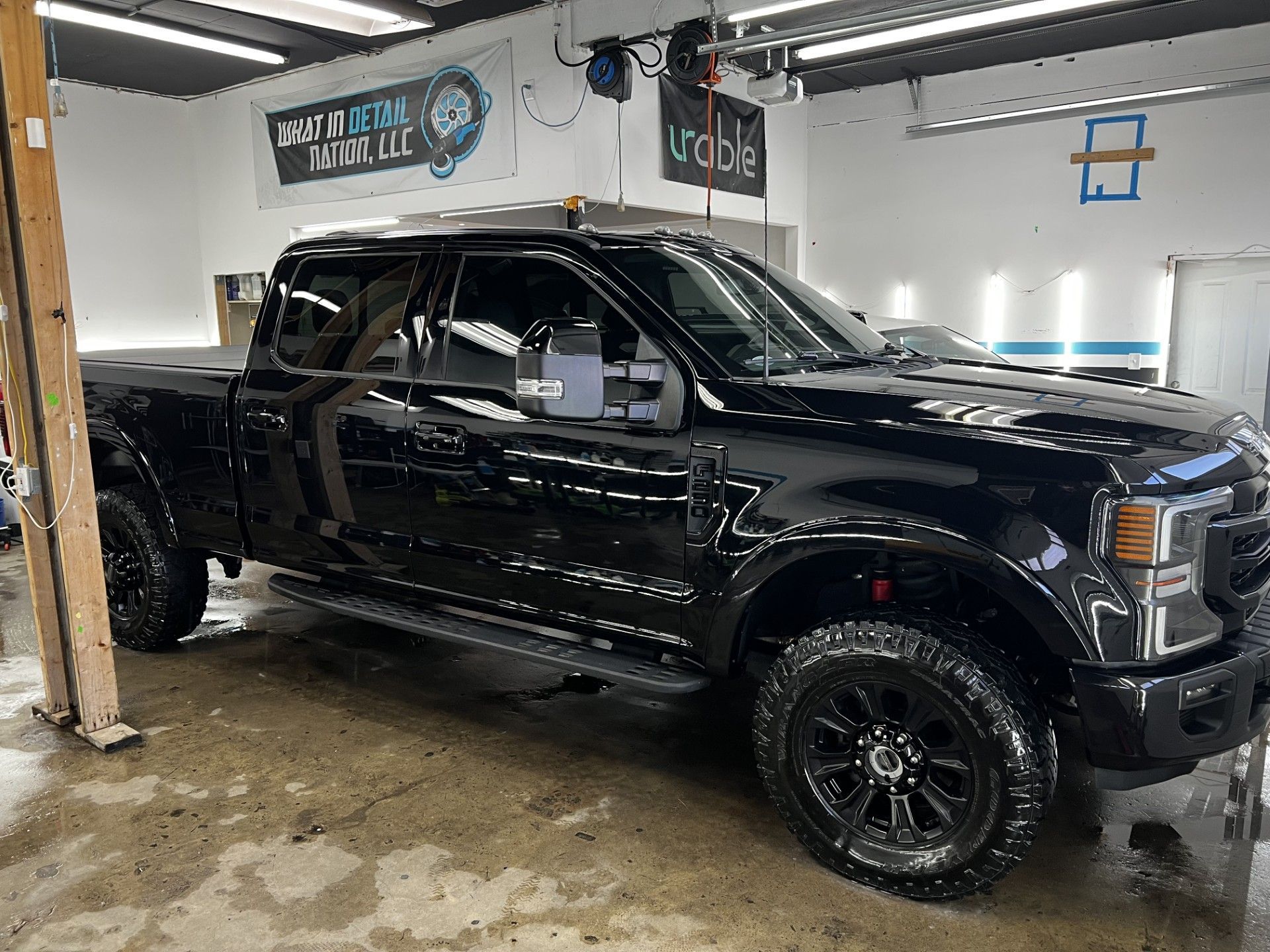 Ceramic coated car after professional maintenance