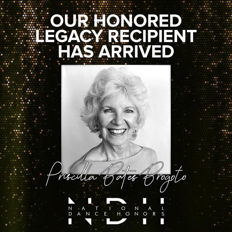 A poster that says our honored legacy recipient has arrived