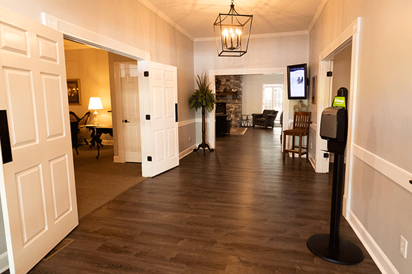 Alvis Miller & Son Funeral Home and Crematory Hallway