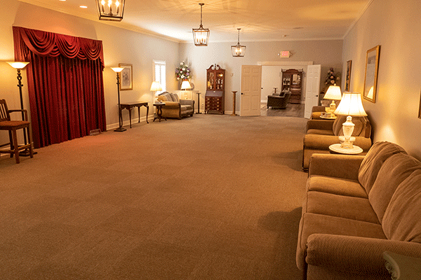 Alvis Miller & Son Funeral Home and Crematory Seating