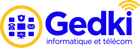 Logo pour Gedki, une entreprise française de technologies de l'information et de télécommunications