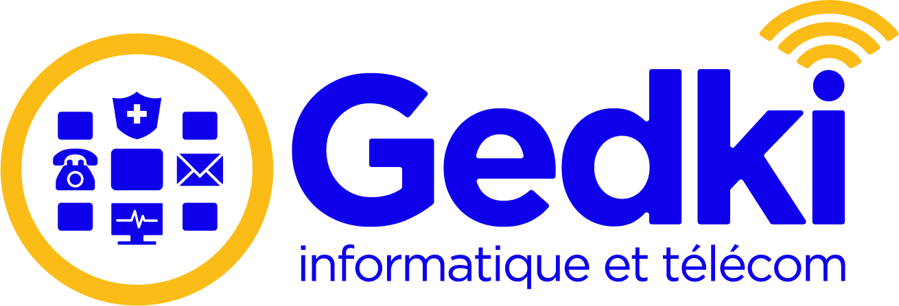Logo pour Gedki, une entreprise française de technologies de l'information et de télécommunications