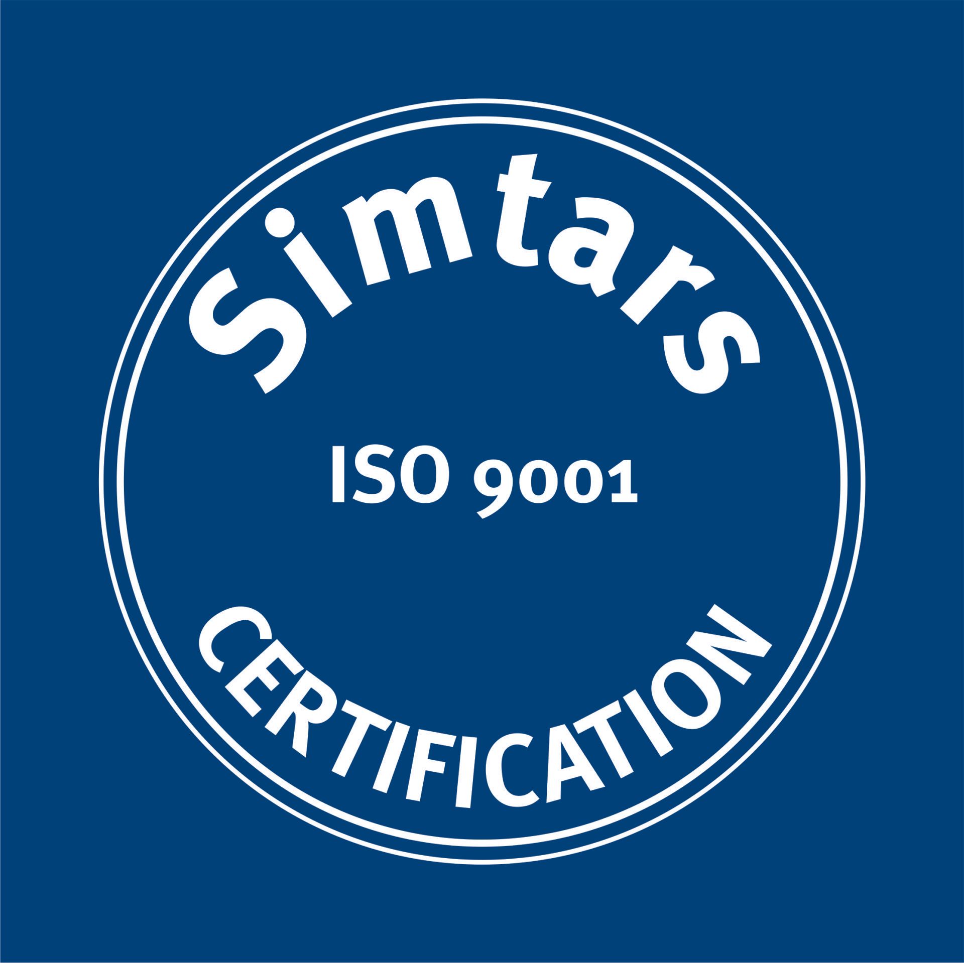 Simtars ISO 9001 Certification