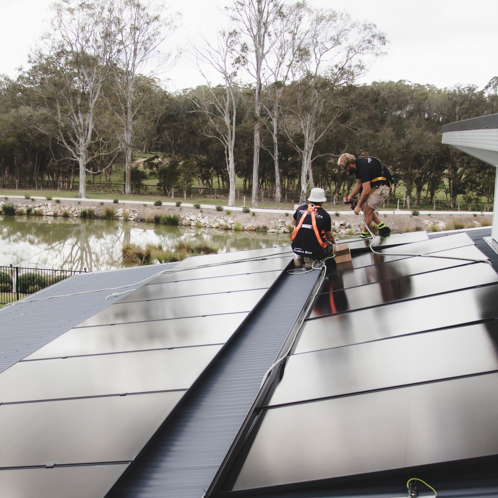 A Row of Blue Question Marks with One that Is Lit Up — Podium Solar in Cardiff, NSW