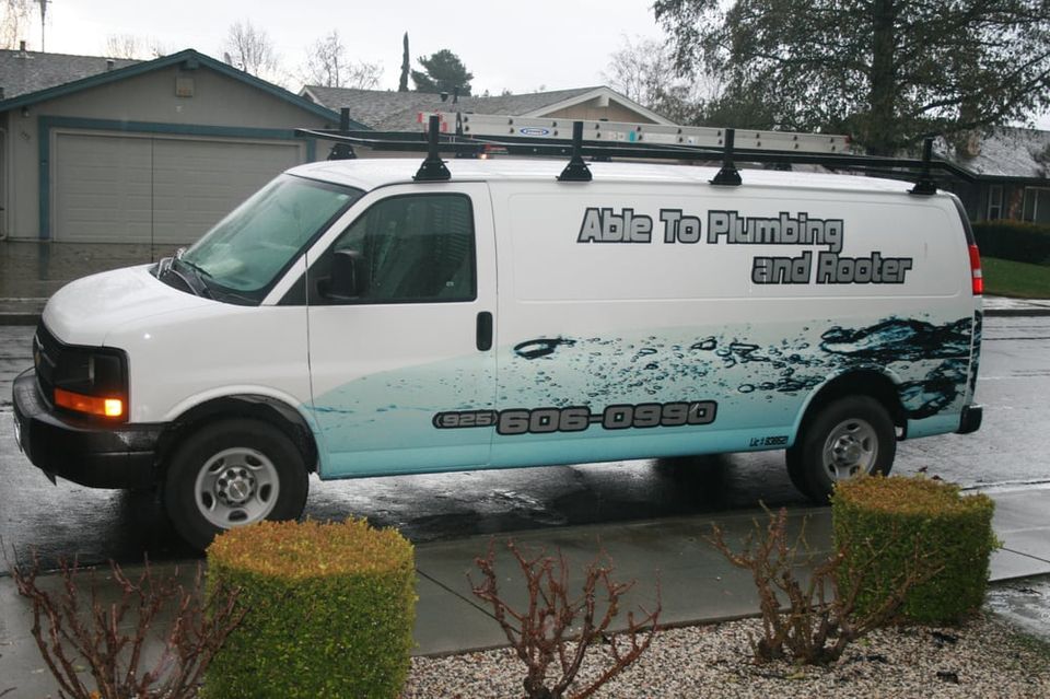 Plumbing — Able to Plumbing And Rooter Van in Livermore, CA