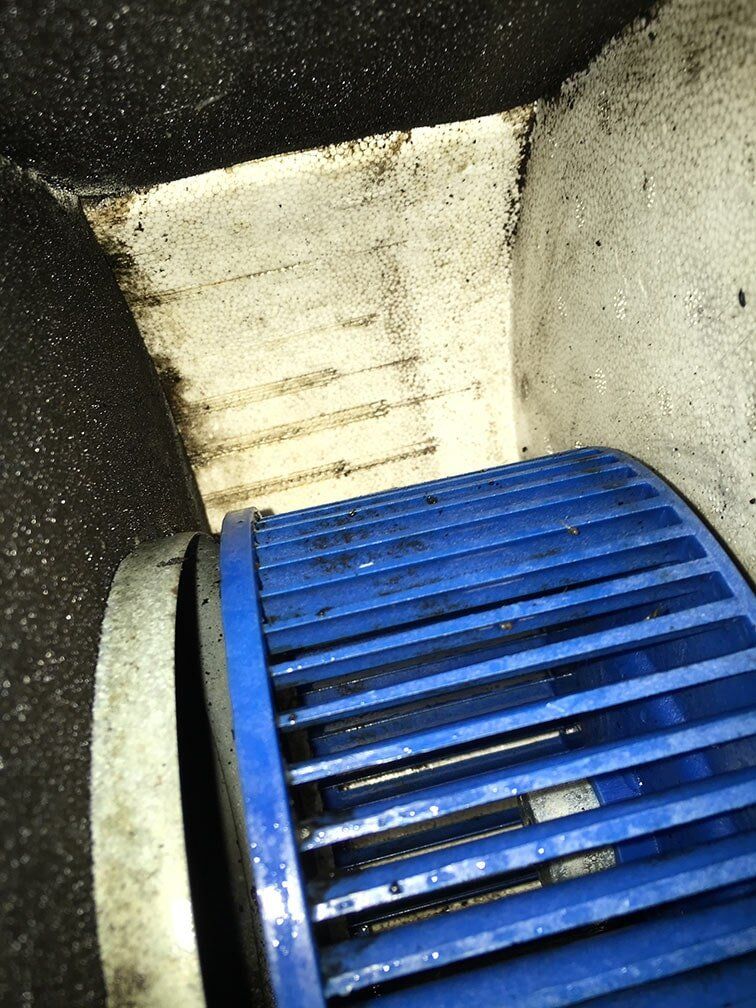 Box Airconditioner Fan - After clean