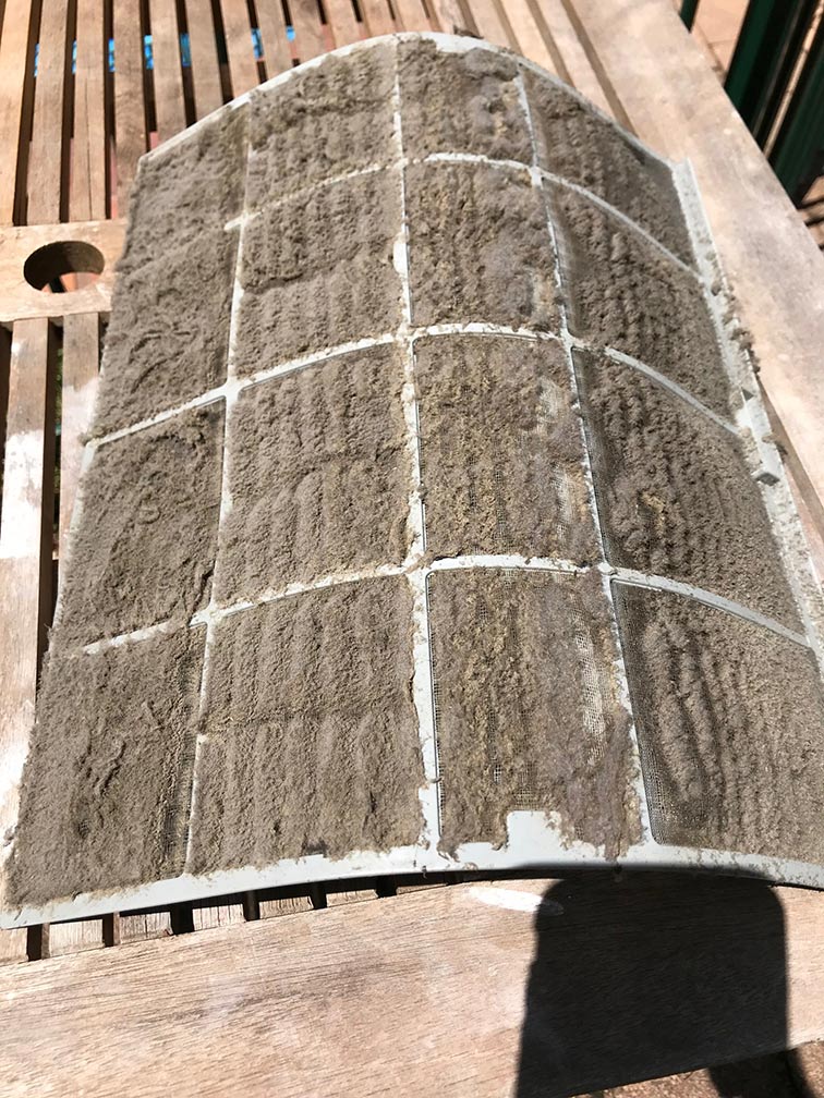 Filters before clean