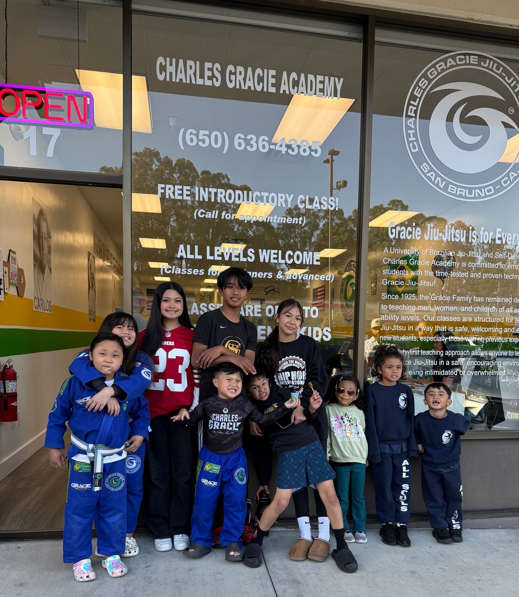 Group Kids Jiu Jitsu at Charles-Gracie Academy Patterson in Patterson, CA 