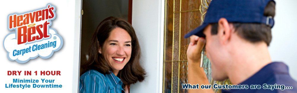 What Heaven's Best Carpet Cleaning Customers are saying about our services