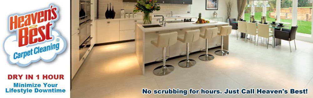 Try Heaven's Best Tile and Grout Cleaning