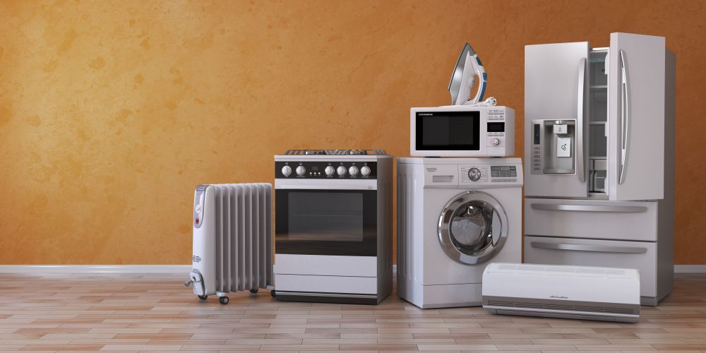A Room With Stove, Washer, Dryer, Refrigerator and Microwave — A.S.A.P. Appliance Service & Sales in Hamlyn Terrace, NSW