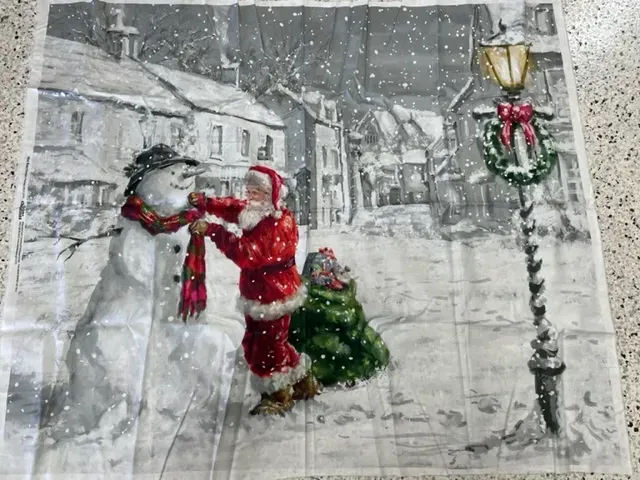 Santa And Snowman — Arts & Crafts in Emu Park, QLD