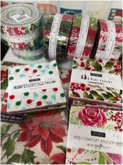 There Are Many Different Types of Fabrics on the Table — Lyn-Jelle Crafts in Emu Park, QLD