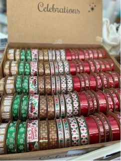 There Are Many Different Types of Ribbons in This Box — Lyn-Jelle Crafts in Emu Park, QLD