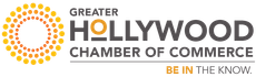 The logo for the greater hollywood chamber of commerce
