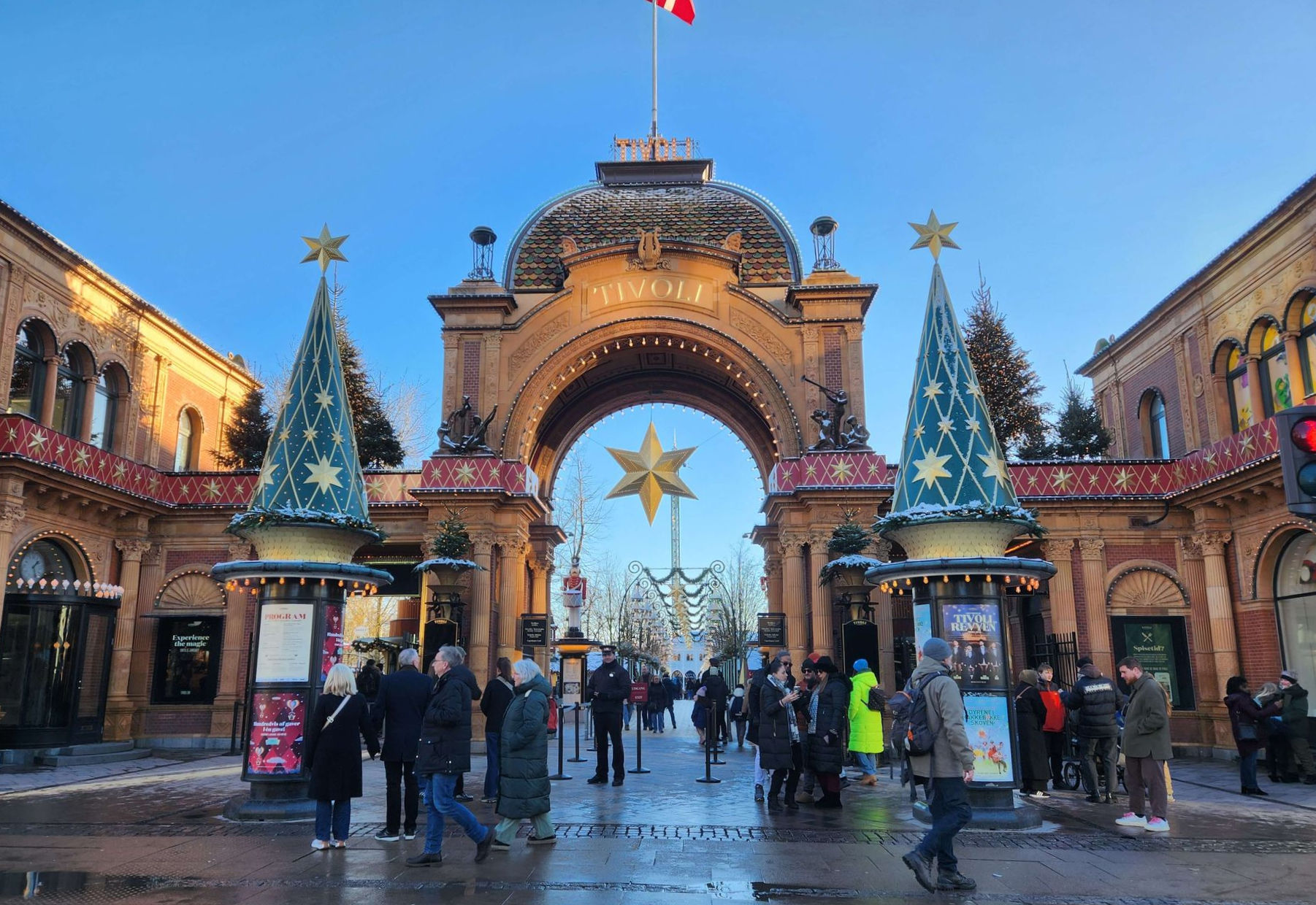 The main entrance of Tivoli Gardens