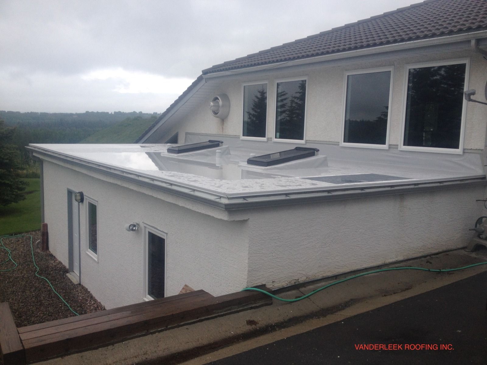 Residential roof installation