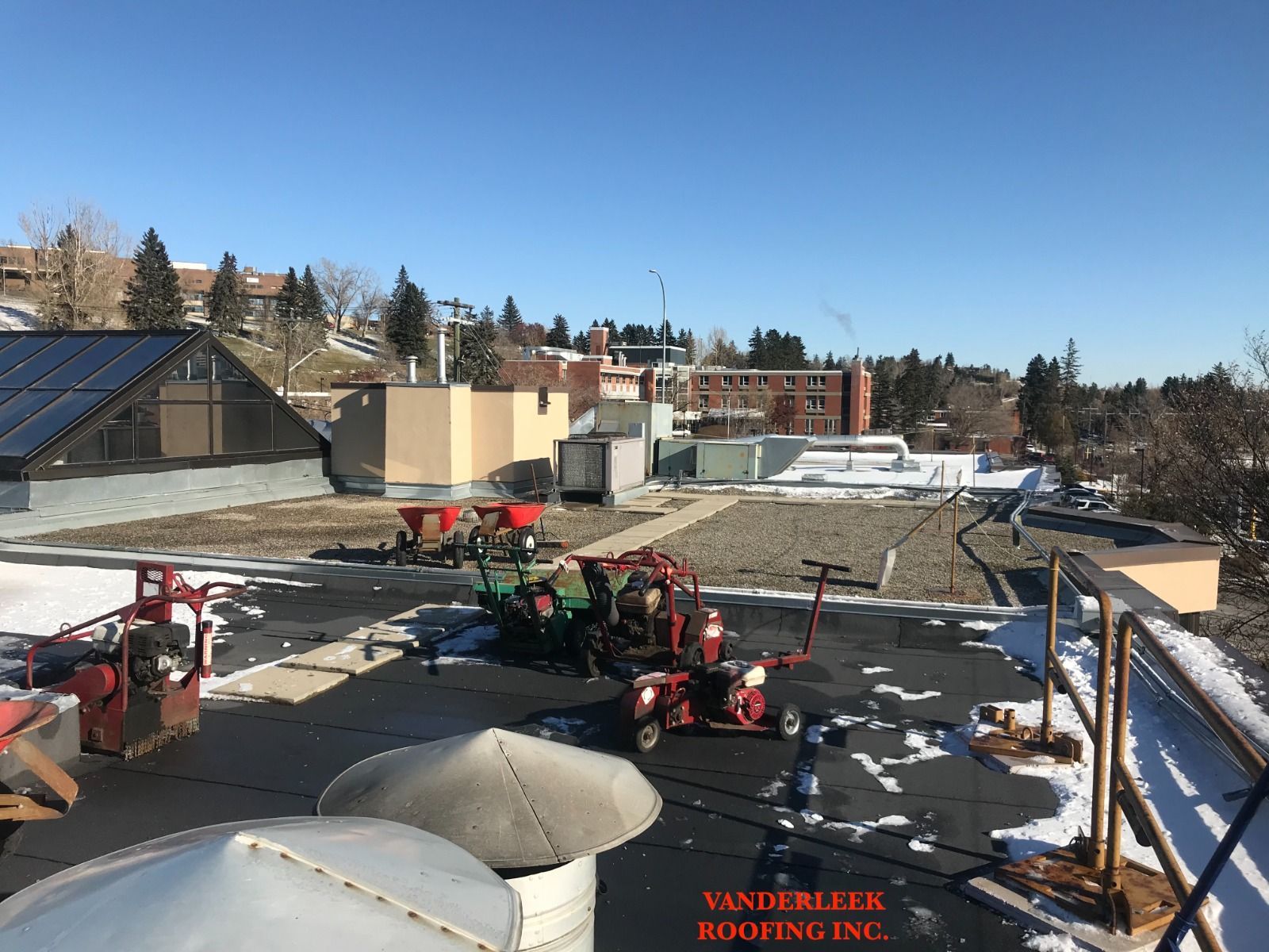 commercial roof installation