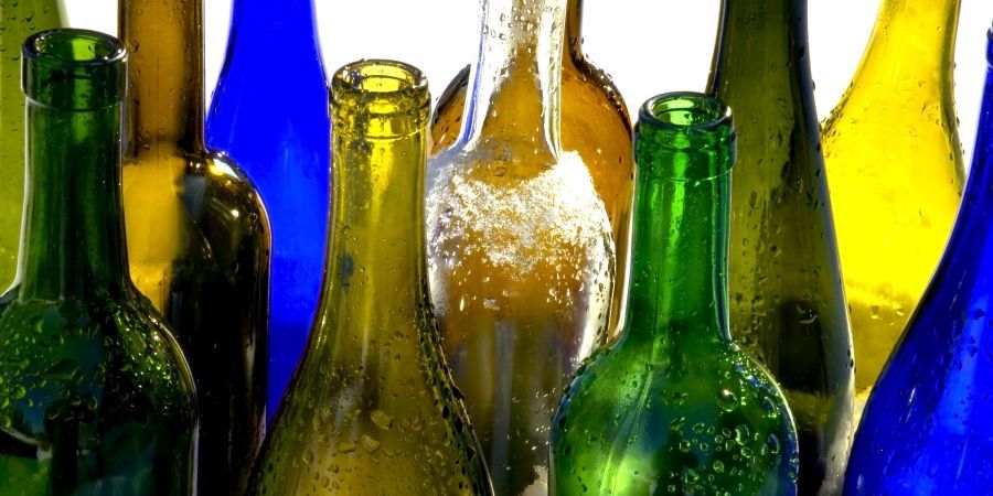 bottiglie di vetro