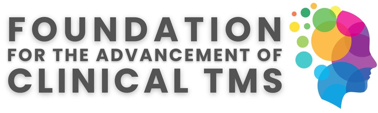 a logo for the foundation for the advancement of clinical tms