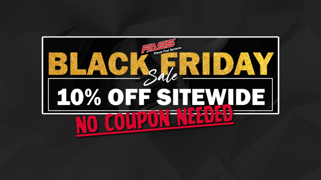 FASS Fuel Systems Black Friday Sale: No coupon needed_Main Blog Image