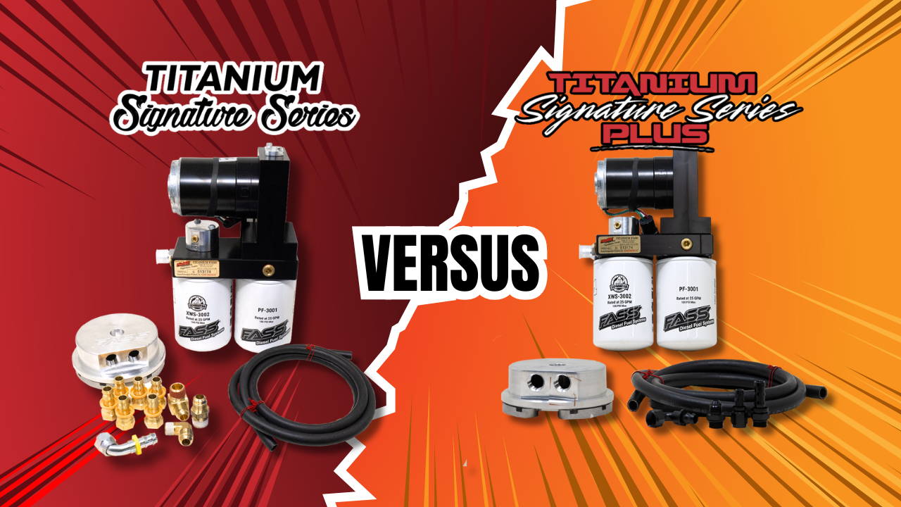 FASS Titanium Signature Series vs. Titanium Signature Series PLUS_Explained