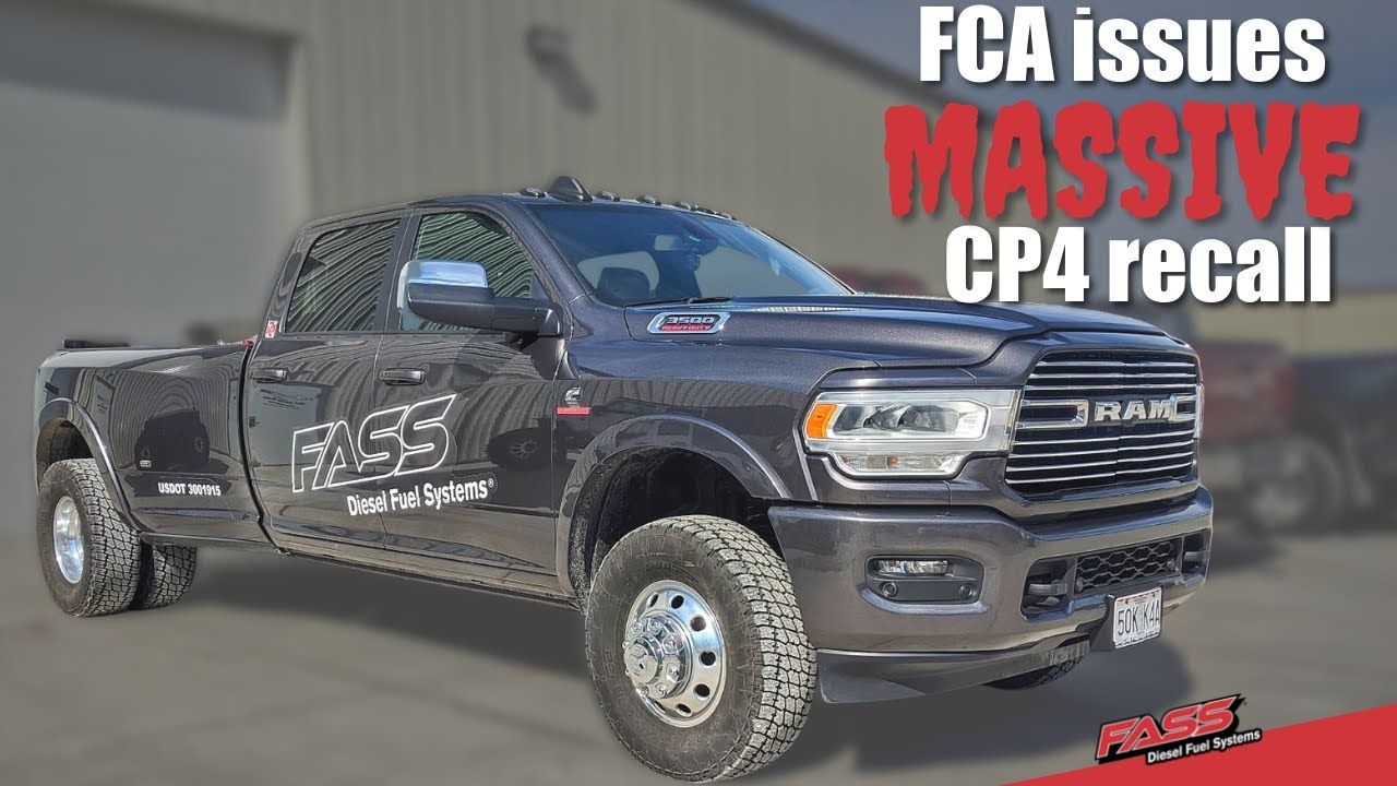 2019-2020 Ram CP4 recall: NO PARTS AVAILABLE | FASS Diesel Fuel Systems ...