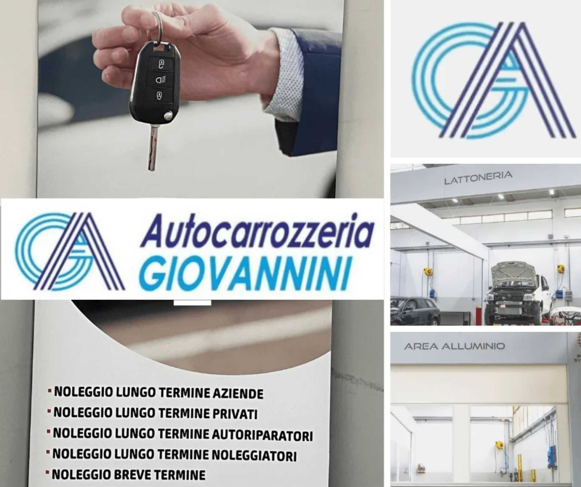 servizio noleggio auto di Autocarrozzeria Giovannini