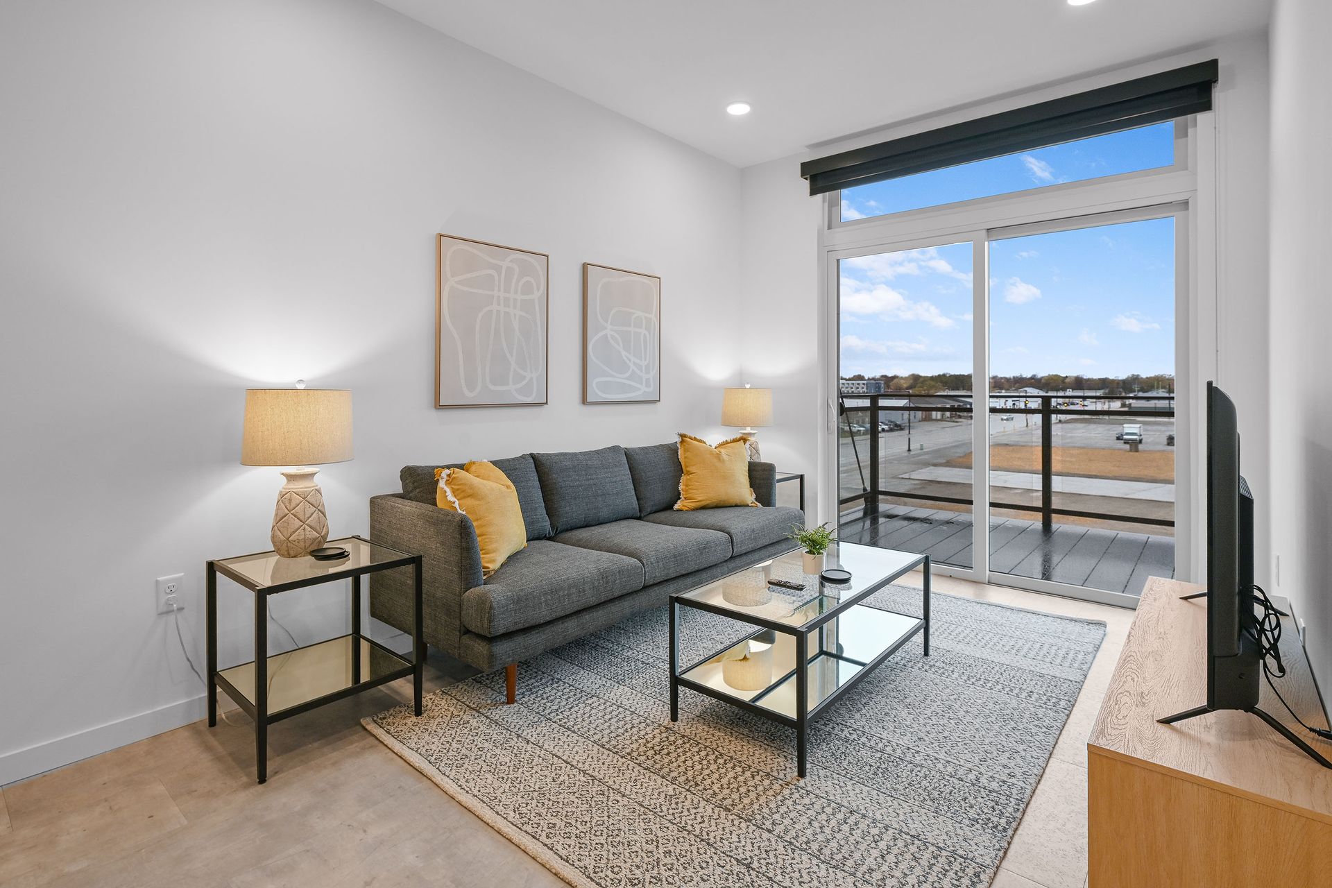 The Common Place furnished living room