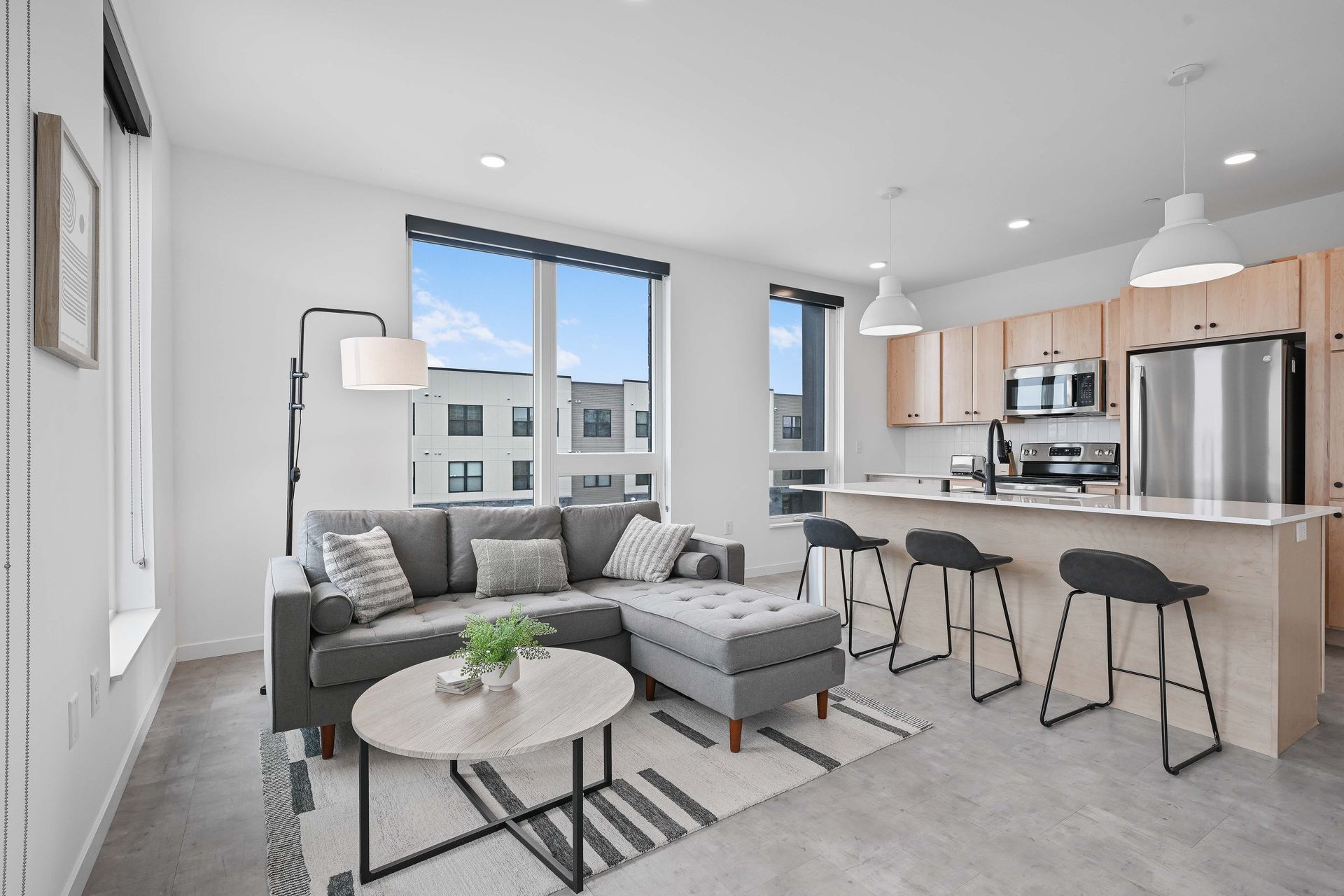 The Common Place furnished living room