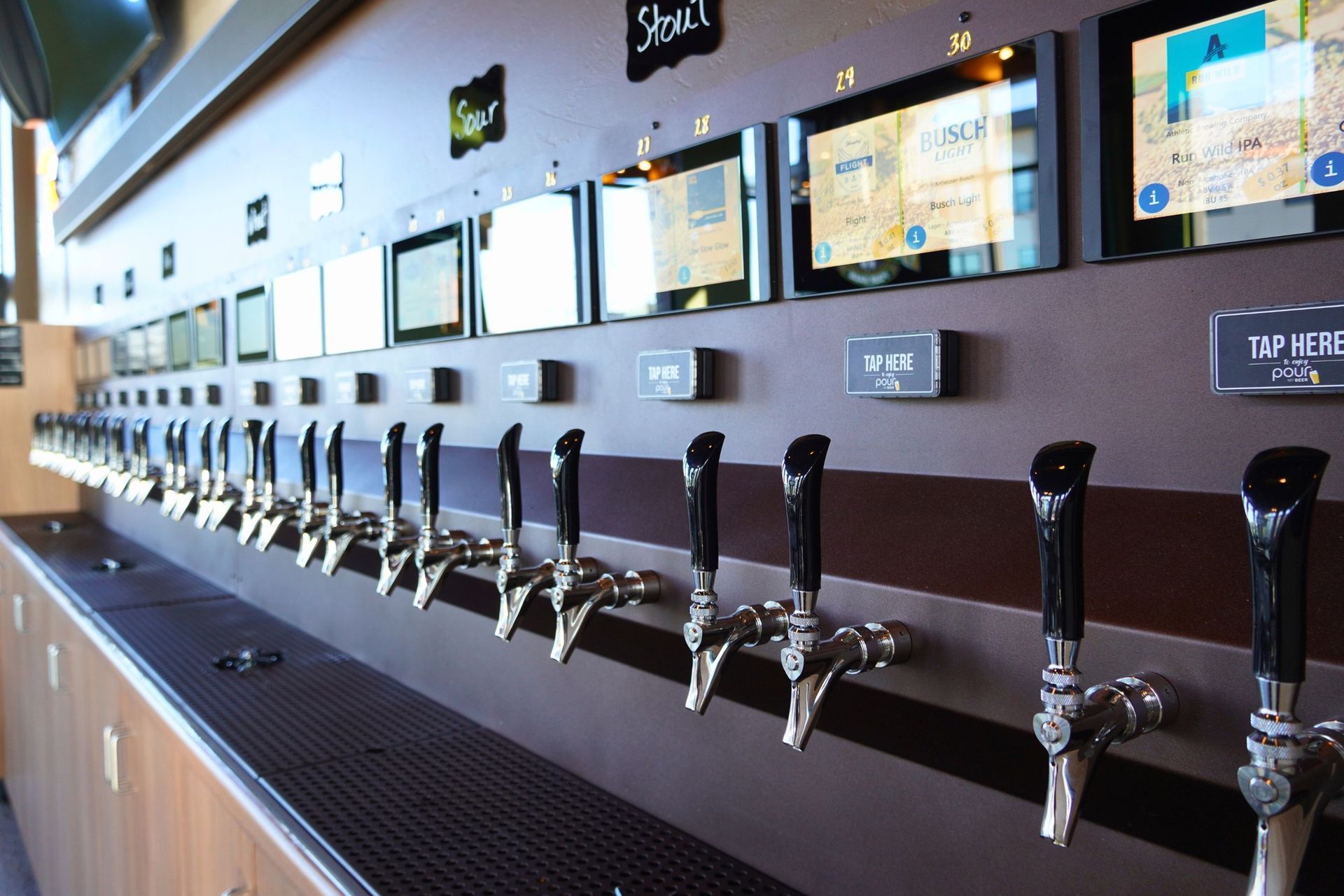 District Pour Haus taps