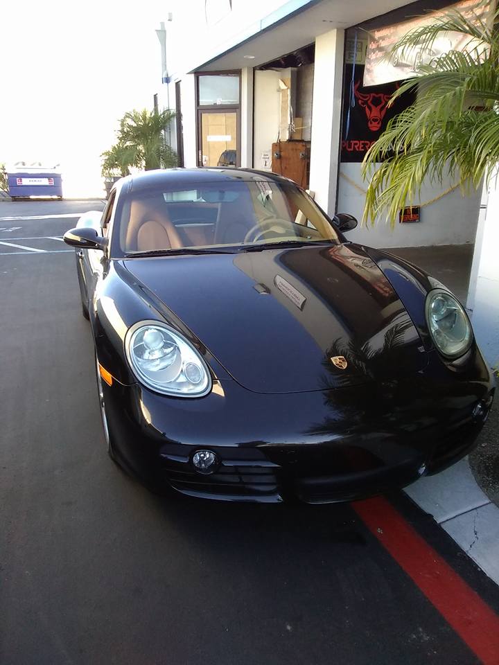 Auto Detail — Shiny Black Car In San Diego, CA