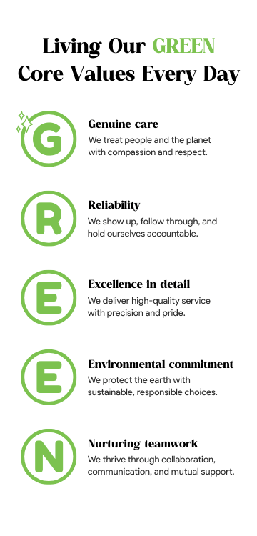 sparkling green core values