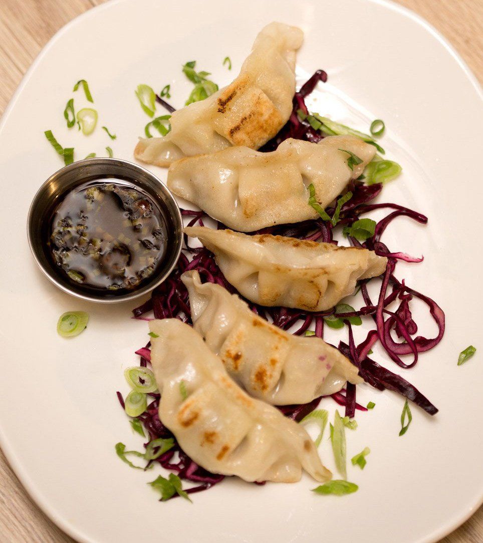 dumpling  from Social Eatery Winston Churchill in Mississauga