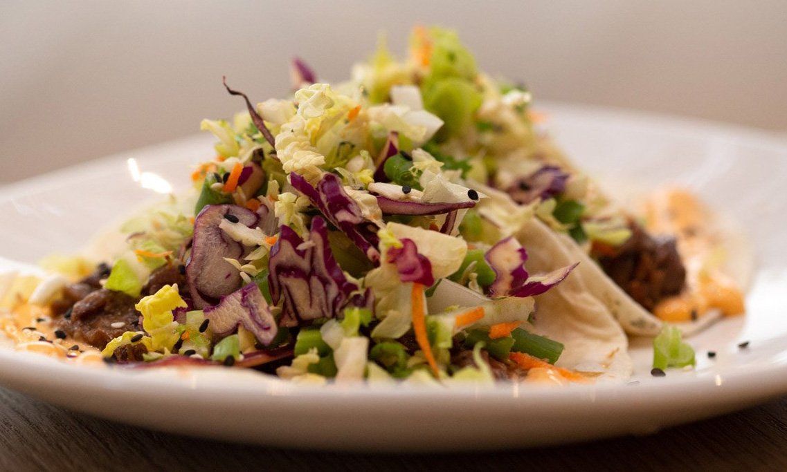 Korean Rib Tacos  from Social Eatery Winston Churchill in Mississauga